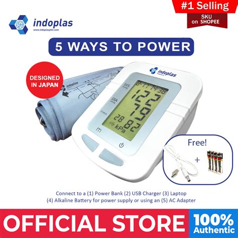 Indoplas BP105 USB Powered Blood Pressure Monitor .